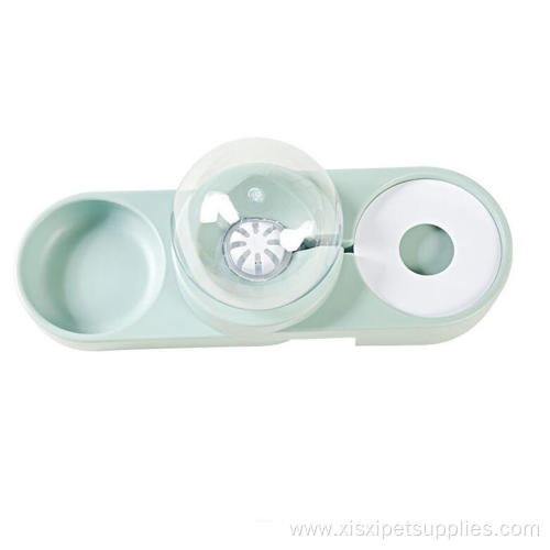 multifunctional plastic automatic double pet feeder
